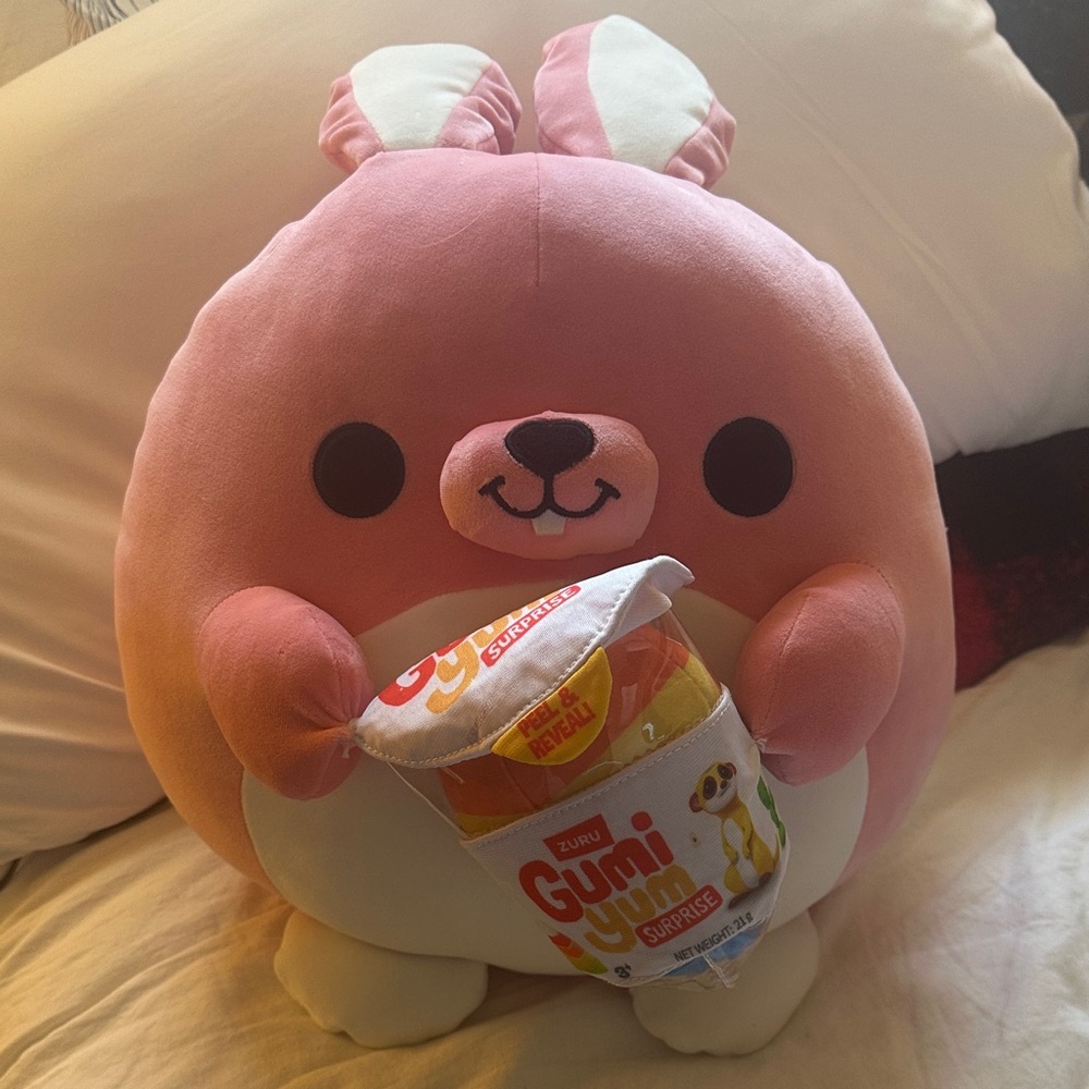 Zuru Gumi Yum Bunny Snackle Stuffed Animal